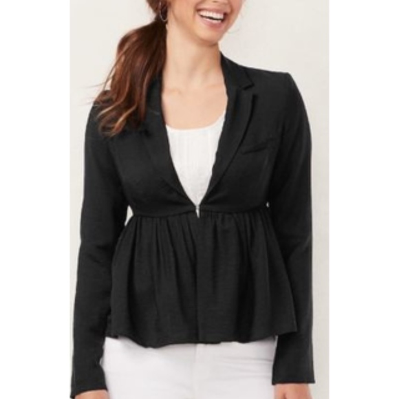 LC Lauren Conrad Jackets & Blazers - LC Lauren Conrad Peplum Jacket